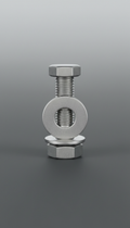 Marine-grade stainless fastener set