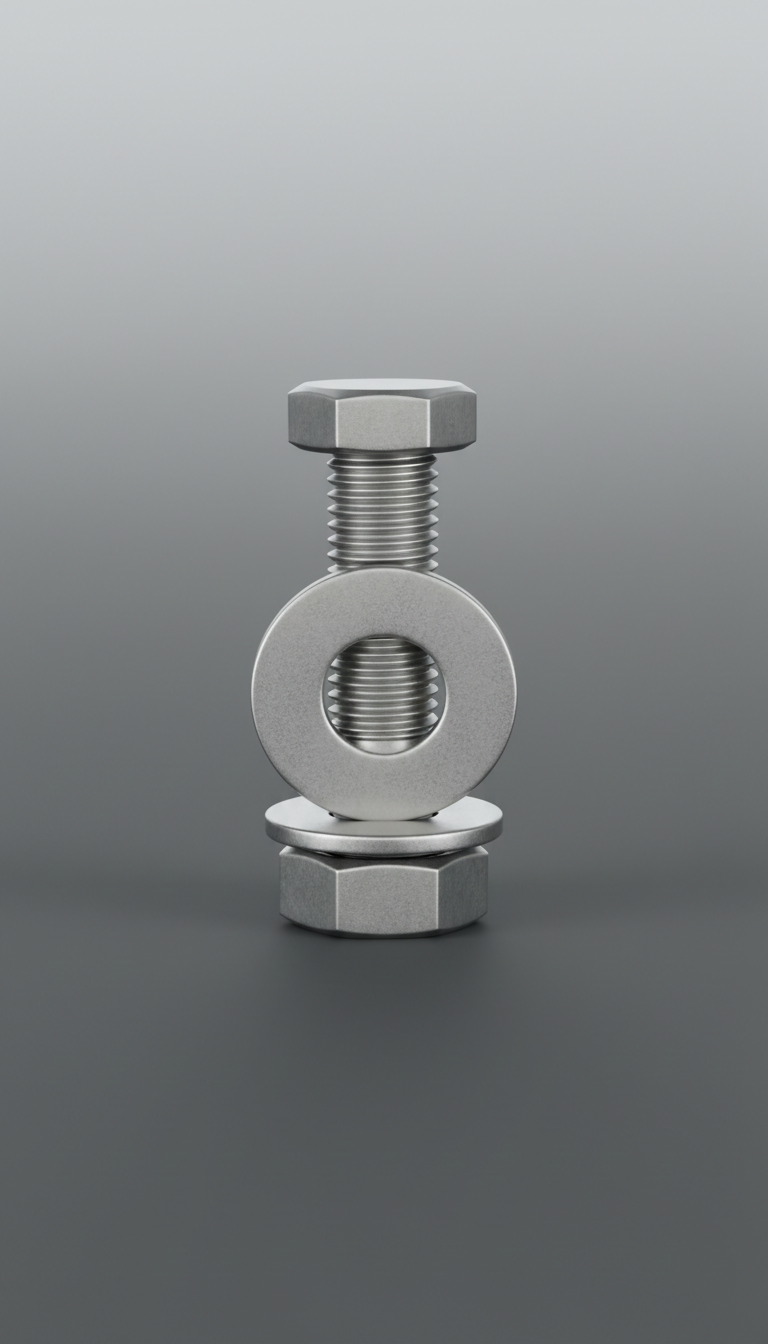 Marine-grade stainless fastener set