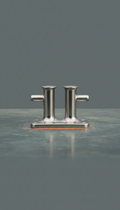 Stainless steel deck cleat